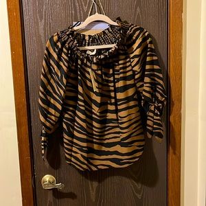 MK Blouse black/brown new
